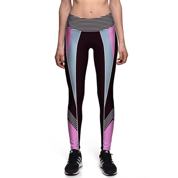 High Waist Long Leggings L019 - Picture 3 of 3